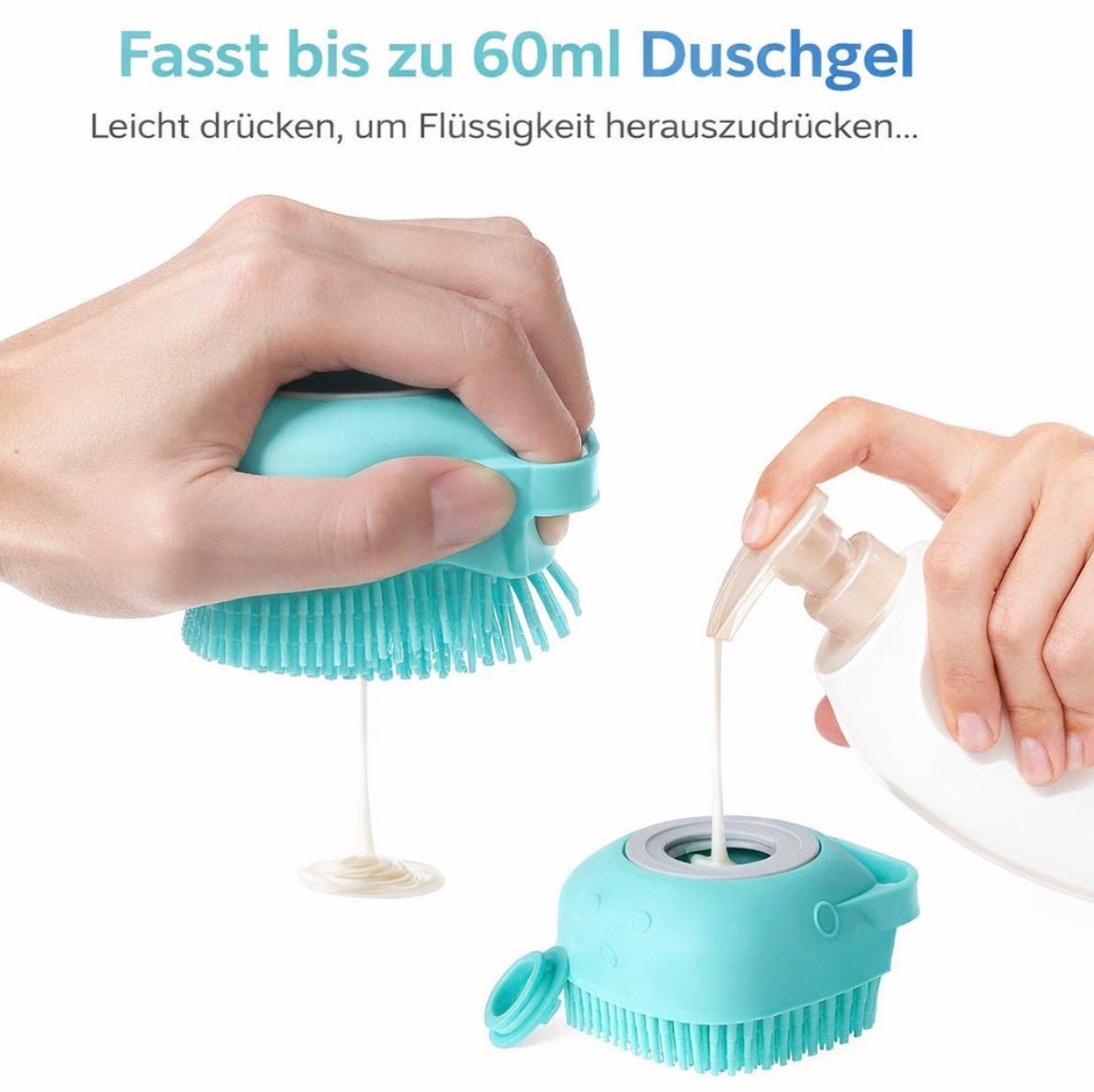 2in1 Haustier Shampoo Bürste – Fellpflege & Massage für Hunde & Katzen