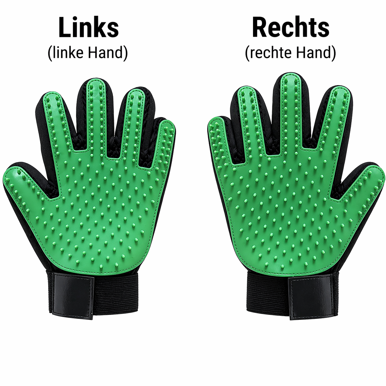 Haustier Fellpflege Handschuh – Haarentfernung & Massage für Hunde & Katzen