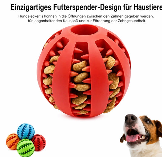 BiteBall™ – Robuster Snack- & Kauspielball für Hunde
