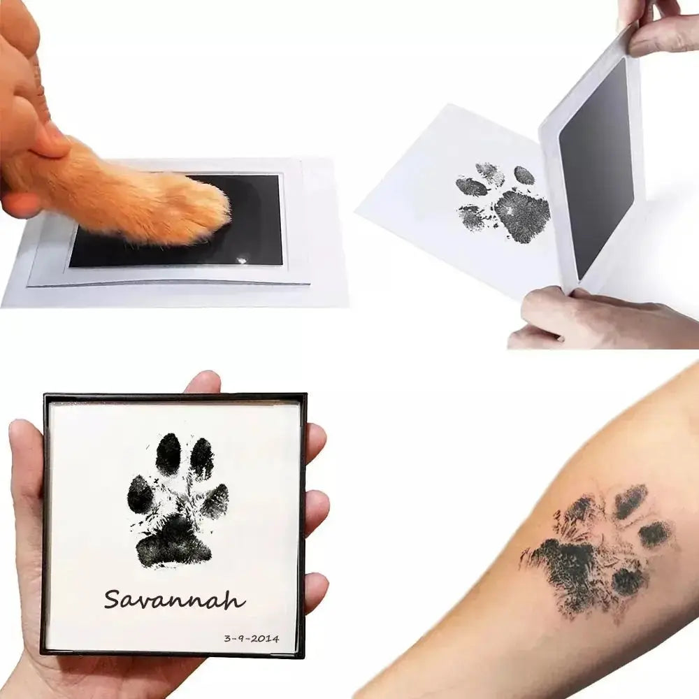 Haustier stempelkissen „Paw Print Clean Touch“