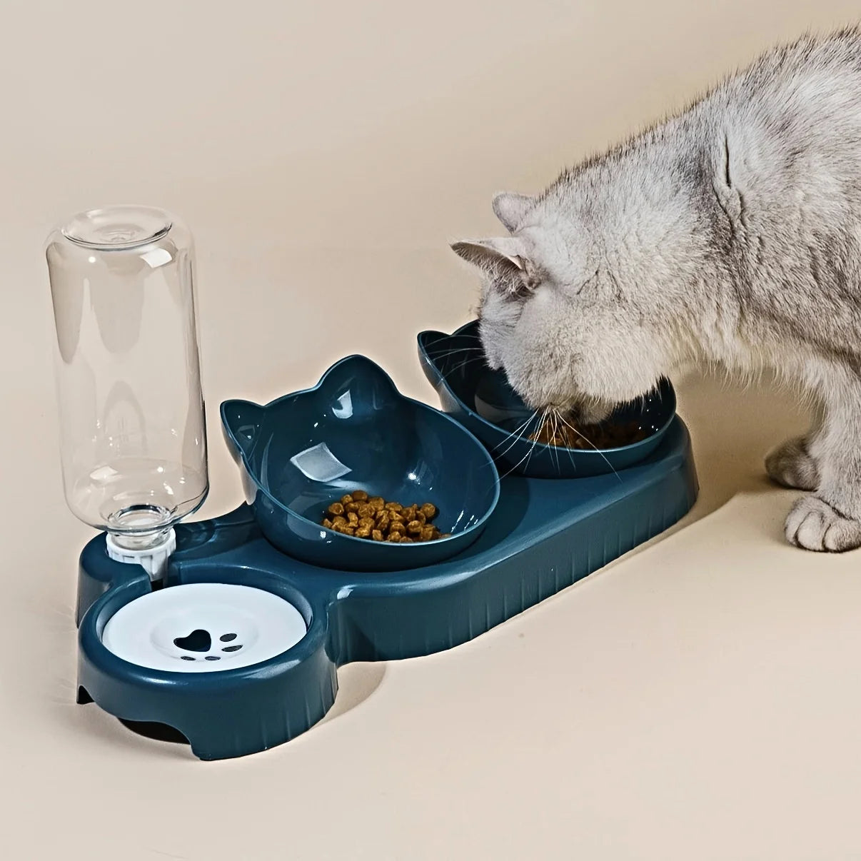 HydroFlow Katzennapf mit Wasserspender