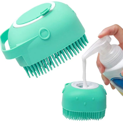 2in1 Haustier Shampoo Bürste – Fellpflege & Massage für Hunde & Katzen